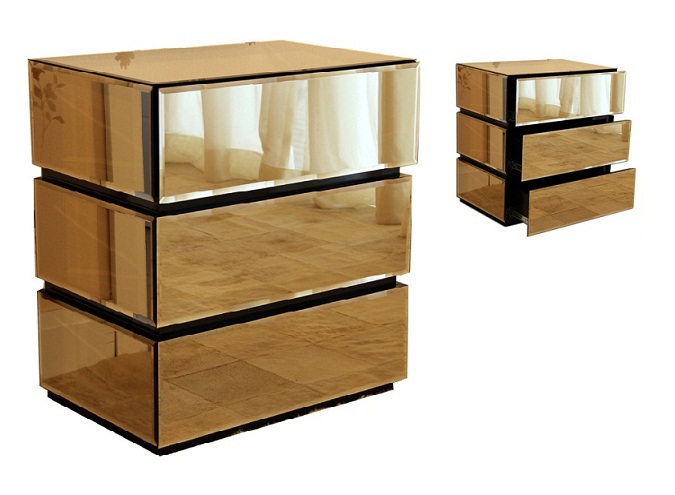 Designer Vidros e Decoracoes Criado mudo espelhado MAXIMUS com BISOT u00ca Armario Antiguo ~ Designer Vidros e Decoracoes Criado mudo espelhado MAXIMUS com BISOT u00ca