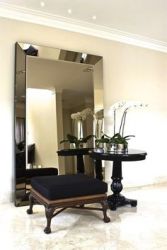 Espelho de chão GIGANTE moldura espelhada chanfrada