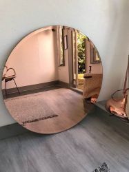 Espelho decorativo redondo Bisotê Explendore